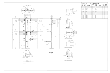 Column Shop Drawing